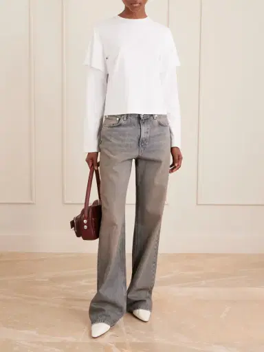 Haikure Korea Mid-rise Flared Jeans | Thumbnail 2
