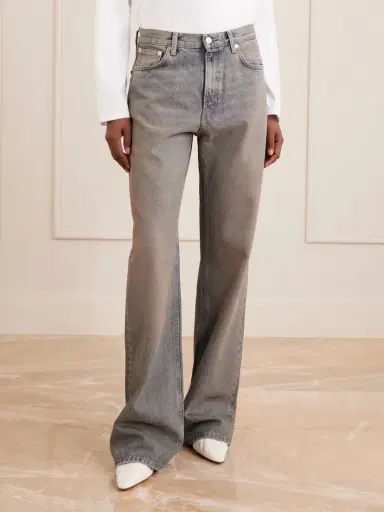 Haikure Korea Mid-rise Flared Jeans | Thumbnail 3