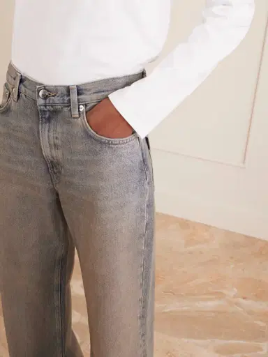 Haikure Korea Mid-rise Flared Jeans | Thumbnail 5