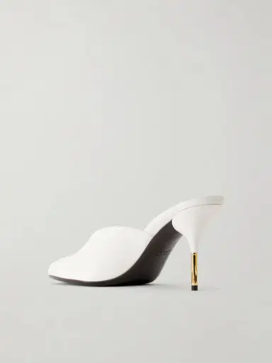 Versace Nyx 80 Leather Mules | Thumbnail 3 Versace Nyx 80 Leather Mules | Thumbnail 3