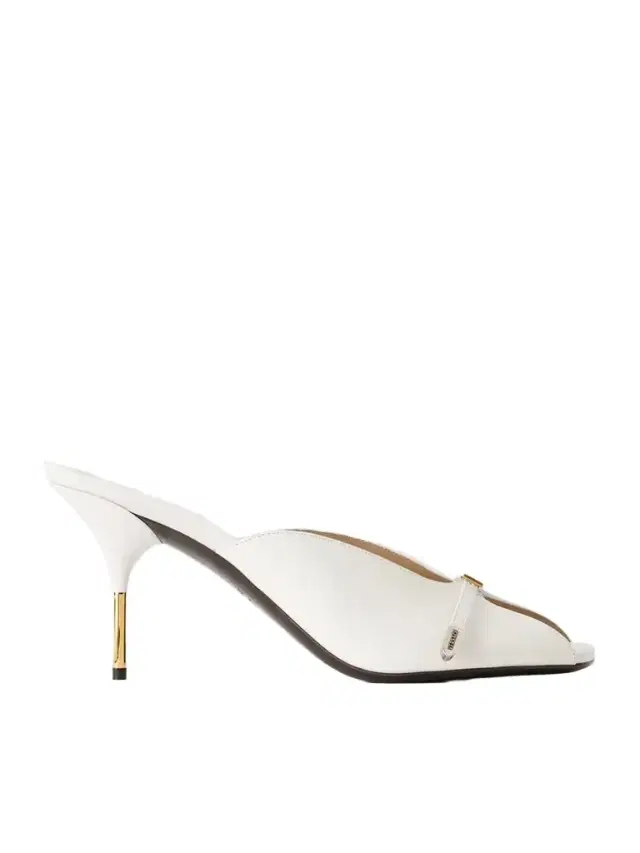 Versace Nyx 80 Leather Mules