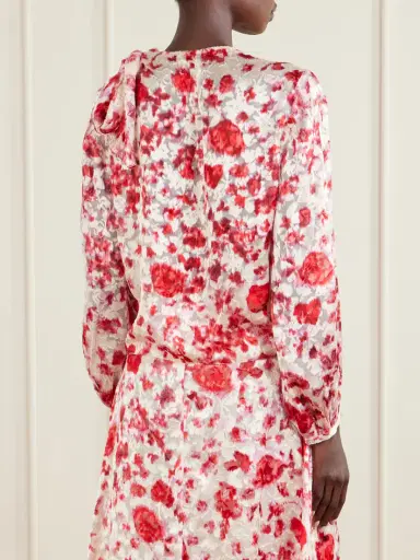 Isabel Marant Firma Floral-print Chiffon Blouse | Thumbnail 4 Isabel Marant Firma Floral-print Chiffon Blouse | Thumbnail 4