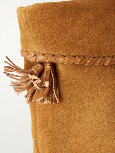Isabel Marant Elita Tasseled Leather-trimmed Suede Knee Boots | Thumbnail 5 Isabel Marant Elita Tasseled Leather-trimmed Suede Knee Boots | Thumbnail 5