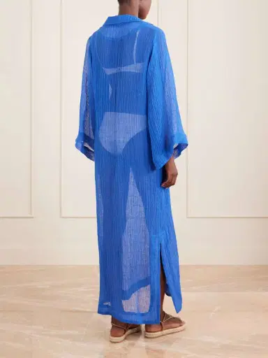 Lisa Marie Fernandez Linen-blend Coverup | Thumbnail 3 Lisa Marie Fernandez Linen-blend Coverup | Thumbnail 3