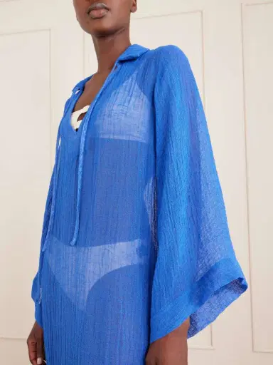 Lisa Marie Fernandez Linen-blend Coverup | Thumbnail 4 Lisa Marie Fernandez Linen-blend Coverup | Thumbnail 4