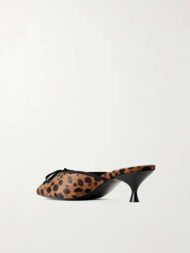 Herbert Levine 24/7 50 Bow-detailed Leopard-print Pony Hair Pumps | Thumbnail 3 Herbert Levine 24/7 50 Bow-detailed Leopard-print Pony Hair Pumps | Thumbnail 3
