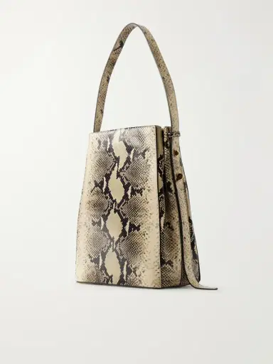 AMANU Somalia Snake-effect Leather Shoulder Bag | Thumbnail 4 AMANU Somalia Snake-effect Leather Shoulder Bag | Thumbnail 4