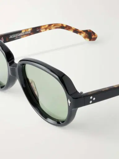 Jacques Marie Mage + Lou Lou De La Falaise Louise Aviator-style Acetate Sunglasses | Thumbnail 4