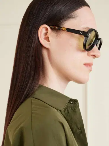 Jacques Marie Mage + Lou Lou De La Falaise Louise Aviator-style Acetate Sunglasses | Thumbnail 5