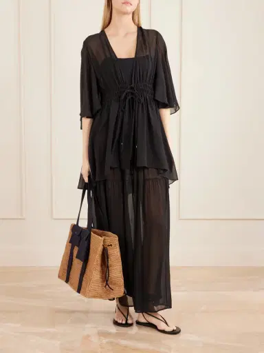Eres Faux Raffia Tote Bag | Thumbnail 3 Eres Faux Raffia Tote Bag | Thumbnail 3