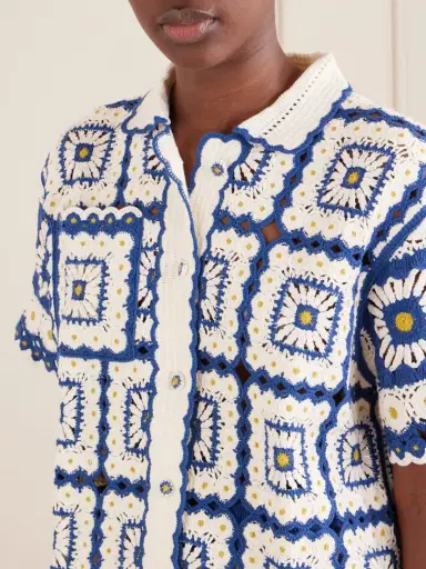 ALÉMAIS Dolly Crochet Cotton Shirt | Thumbnail 5 ALÉMAIS Dolly Crochet Cotton Shirt | Thumbnail 5