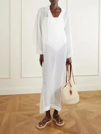 Lisa Marie Fernandez Linen-blend Coverup | Thumbnail 2