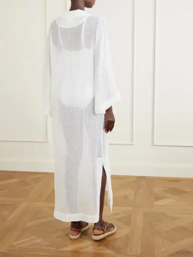 Lisa Marie Fernandez Linen-blend Coverup | Thumbnail 3