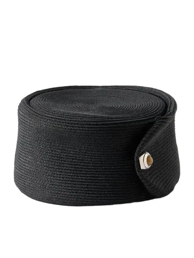 Gigi Burris Tenley Embellished Braided Straw Turban