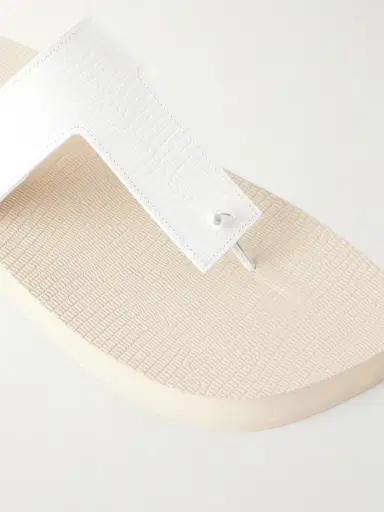 CHRISTEN Edge Lizard-effect Leather Flip Flops | Thumbnail 5 CHRISTEN Edge Lizard-effect Leather Flip Flops | Thumbnail 5