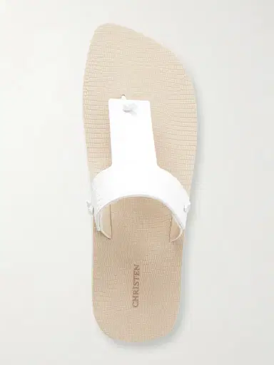 CHRISTEN Edge Lizard-effect Leather Flip Flops | Thumbnail 6 CHRISTEN Edge Lizard-effect Leather Flip Flops | Thumbnail 6