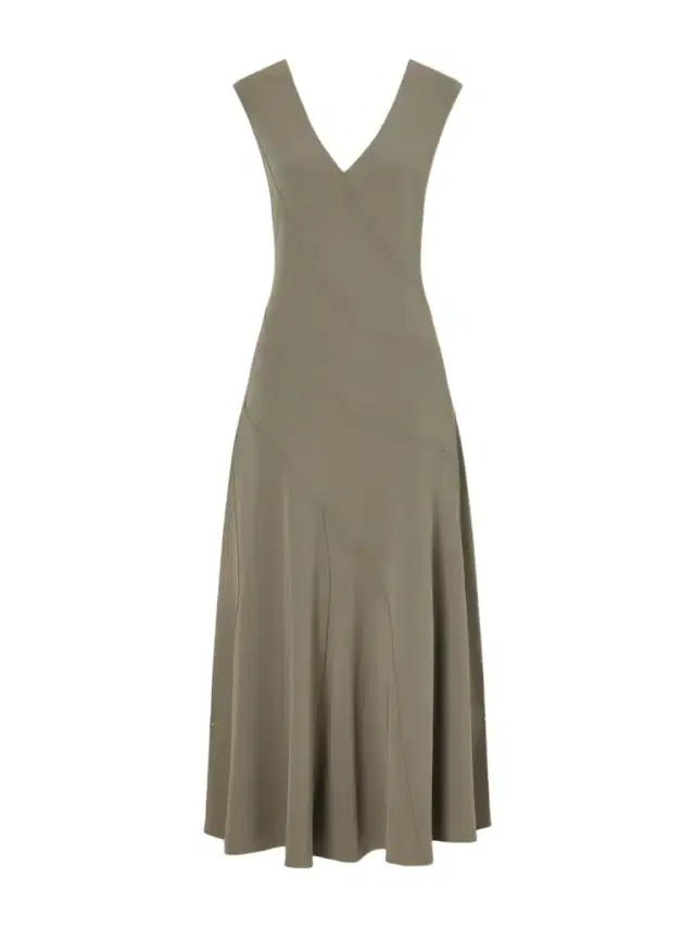 Proenza Schouler Romana Pleated Crepe Midi Dress