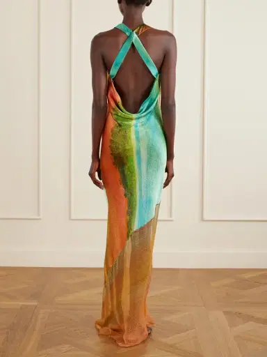 Donde Esteban Formentera Printed Silk-blend Maxi Dress | Thumbnail 3 Donde Esteban Formentera Printed Silk-blend Maxi Dress | Thumbnail 3