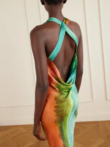 Donde Esteban Formentera Printed Silk-blend Maxi Dress | Thumbnail 4 Donde Esteban Formentera Printed Silk-blend Maxi Dress | Thumbnail 4