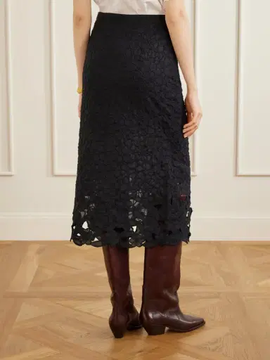 Isabel Marant Reysha Embroidered Ramie Midi Skirt | Thumbnail 4 Isabel Marant Reysha Embroidered Ramie Midi Skirt | Thumbnail 4
