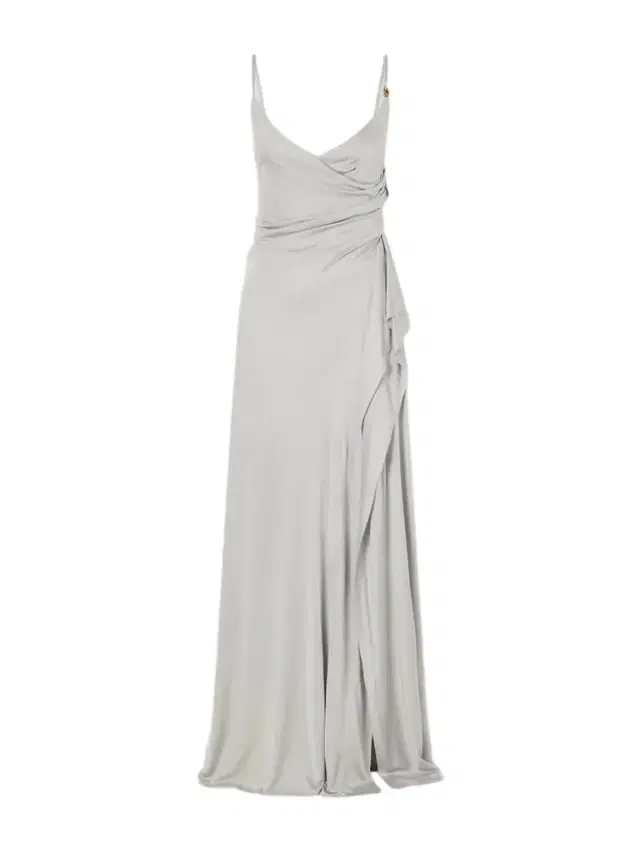 Versace Draped Jersey Gown