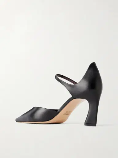 Gabriela Hearst Devil Pump 80 Leather Mary Jane Pumps | Thumbnail 3
