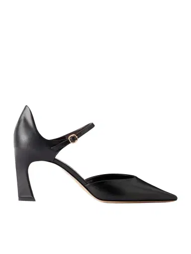 Gabriela Hearst Devil Pump 80 Leather Mary Jane Pumps | Thumbnail 1