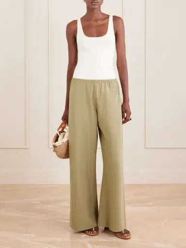 La Ligne Colby Cotton-poplin Wide-leg Pants | Thumbnail 2
