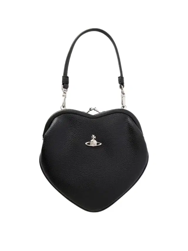 Vivienne Westwood Belle Heart Logo-appliquéd Leather-effect Shoulder Bag