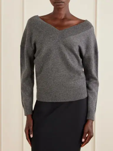 Tom Ford Off-the-shoulder Cashmere Top | Thumbnail 3 Tom Ford Off-the-shoulder Cashmere Top | Thumbnail 3