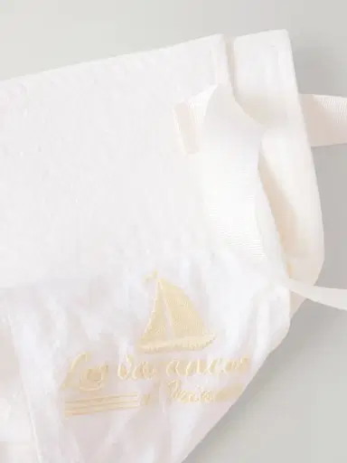 Les Vacances D’Irina Sailor Grosgrain-trimmed Cotton Sailor Hat | Thumbnail 3 Les Vacances D’Irina Sailor Grosgrain-trimmed Cotton Sailor Hat | Thumbnail 3