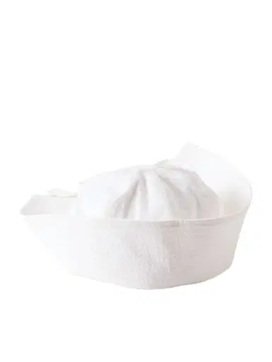 Les Vacances D’Irina Sailor Grosgrain-trimmed Cotton Sailor Hat | Thumbnail 1 Les Vacances D’Irina Sailor Grosgrain-trimmed Cotton Sailor Hat | Thumbnail 1