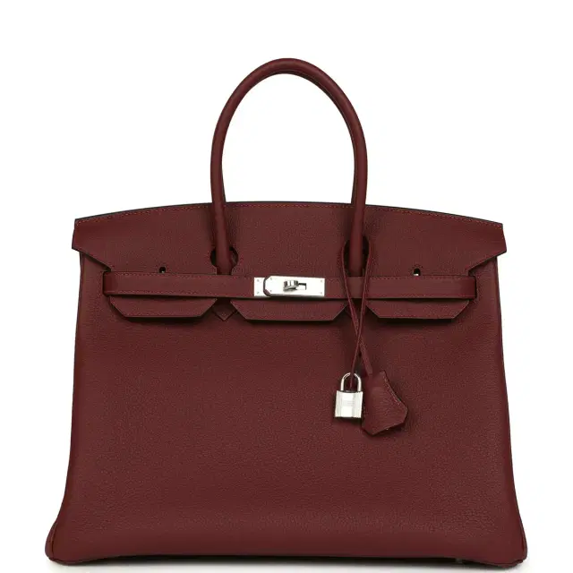 hermes Hermes Birkin 35 Rouge H Togo Palladium Hardware