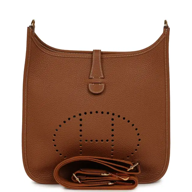 hermes Hermes Evelyne III PM Gold Clemence Gold Hardware