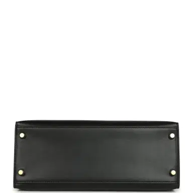 HERMÈS Pre-owned Hermes Kelly Sellier 28 Black Tadelakt Gold Hardware | Thumbnail 6 HERMÈS Pre-owned Hermes Kelly Sellier 28 Black Tadelakt Gold Hardware | Thumbnail 6