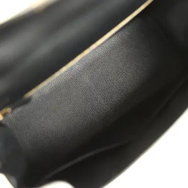 HERMÈS Pre-owned Hermes Kelly Sellier 28 Black Tadelakt Gold Hardware | Thumbnail 8 HERMÈS Pre-owned Hermes Kelly Sellier 28 Black Tadelakt Gold Hardware | Thumbnail 8