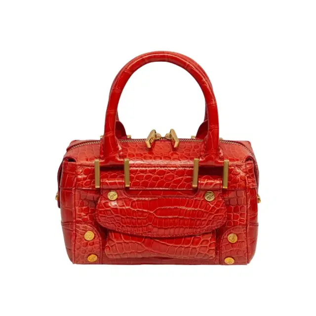 Chopard Chopard Baby Caroline Red Shiny Alligator Leather Handbag by The Solist