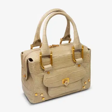 Chopard Chopard Caroline Mini Matte Beige Alligator Leather Handbag by The Solist | Thumbnail 2 Chopard Chopard Caroline Mini Matte Beige Alligator Leather Handbag by The Solist | Thumbnail 2