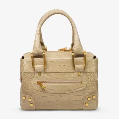 Chopard Chopard Caroline Mini Matte Beige Alligator Leather Handbag by The Solist | Thumbnail 3 Chopard Chopard Caroline Mini Matte Beige Alligator Leather Handbag by The Solist | Thumbnail 3