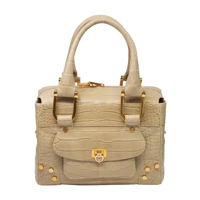 Chopard Chopard Caroline Mini Matte Beige Alligator Leather Handbag by The Solist