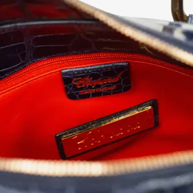 Chopard Chopard Caroline Mini Shiny Blue Alligator Leather Handbag by The Solist | Thumbnail 4 Chopard Chopard Caroline Mini Shiny Blue Alligator Leather Handbag by The Solist | Thumbnail 4