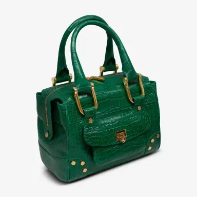 Chopard Chopard Caroline Mini Shiny Green Alligator Leather Handbag by The Solist | Thumbnail 2 Chopard Chopard Caroline Mini Shiny Green Alligator Leather Handbag by The Solist | Thumbnail 2
