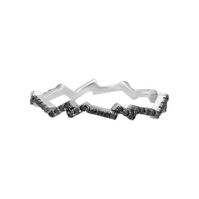 Suzanne Kalan Suzanne Kalan 18K White Gold Diamond Ring Sz. 6.5 by The Solist