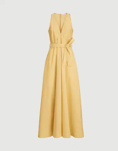 Brunello Cucinelli Techno cotton poplin belted dress | Thumbnail 6 Brunello Cucinelli Techno cotton poplin belted dress | Thumbnail 6