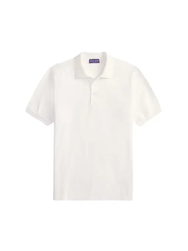 Men's RL Cotton Piqué Polo Shirt - Classic White