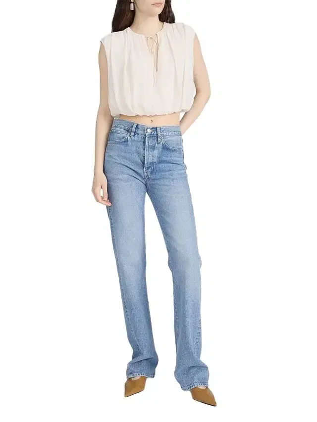 FRAME Women's The Vertical Straight-Fit Jeans - Static