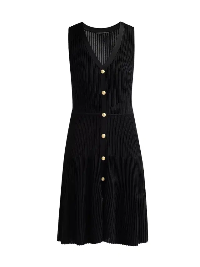 Kobi Halperin Women's Tessa Rib-Knit Tank Dress - Black