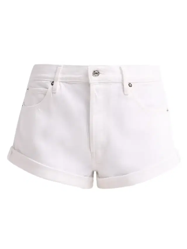 FRAME Women's The Darling Denim Shorts - White
