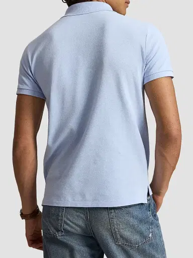 Polo Ralph Lauren Men's The Iconic Mesh Polo Shirt - Pebble Blue - Size XXL | Thumbnail 3