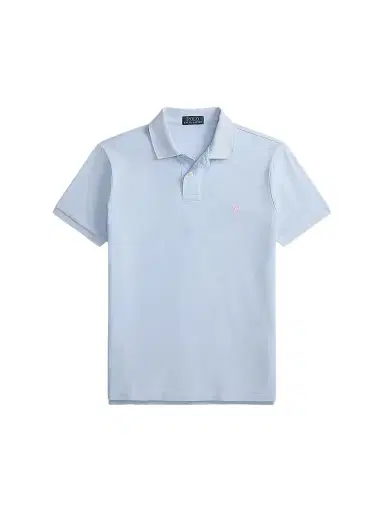 Polo Ralph Lauren Men's The Iconic Mesh Polo Shirt - Pebble Blue - Size XXL | Thumbnail 1